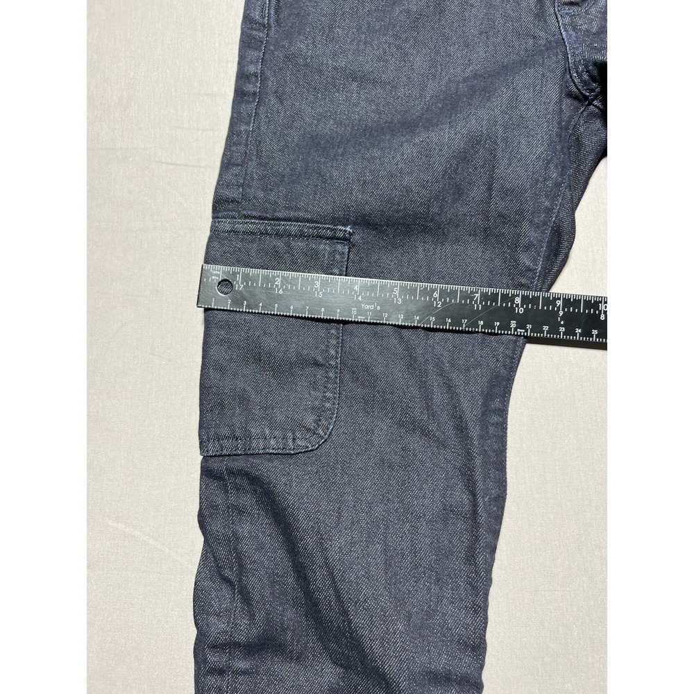 Patagonia Women's Sz 29 Dark Wash Low Rise Iron Clad Denim Cargo Jeans - Picture 16 of 16